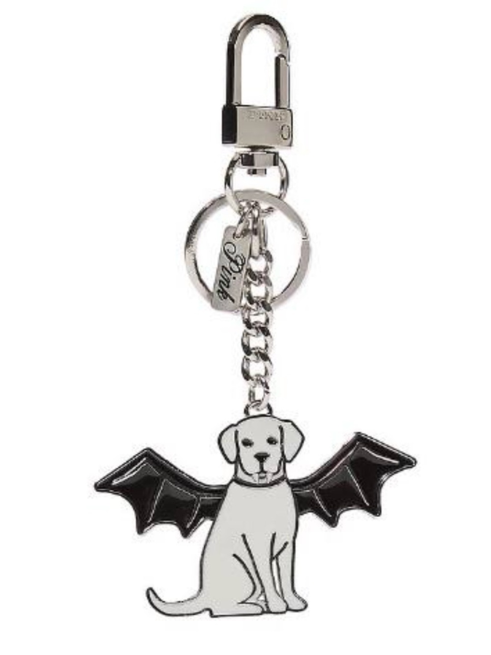 PINK Victoria's Secret Glow-In-The-Dark Bat Dog Keychain/Bag Charm - NWT